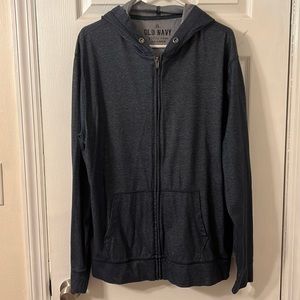 Mens Old Navy Light Weight Zip Up Hoodie, Size XL